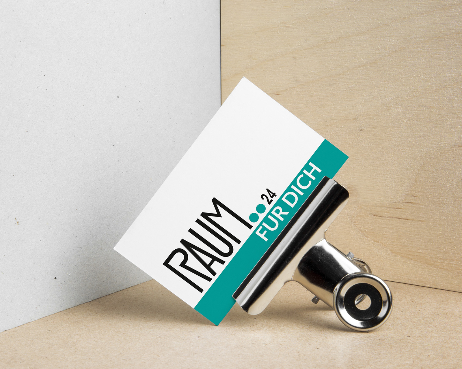 raum24 logo, print, layout, hompage, designe
